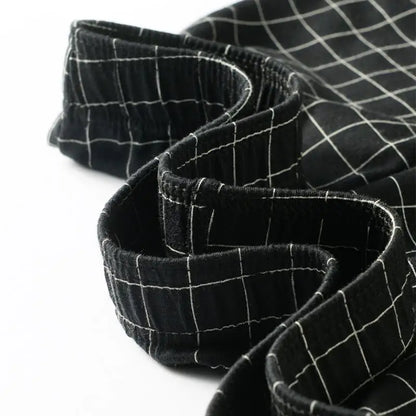 Mens Cotton Boxers | Comfortable Loose Casual Sleepwear Boxers In Soft Knit Fabric Plaid Design - ZOOMNSTORE