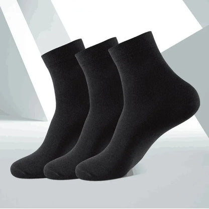 Mens Cotton Crew Socks - 10 Pairs Casual Business Breathable Size 38-45 - ZOOMNSTORE