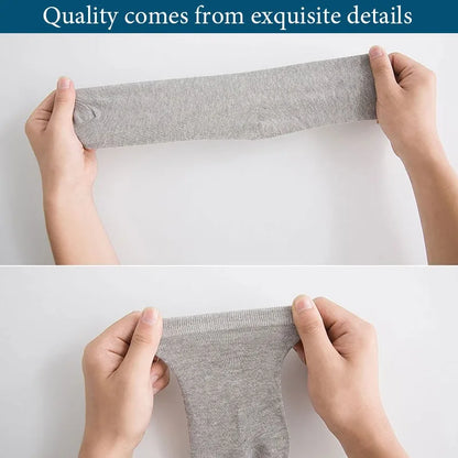 Mens Cotton Crew Socks - 10 Pairs Casual Business Breathable Size 38-45 - ZOOMNSTORE