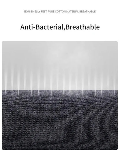 Mens Cotton Crew Socks - 10 Pairs Casual Business Breathable Size 38-45 - ZOOMNSTORE