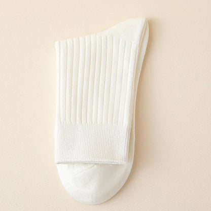 Mens Crew Socks - 3 Pairs Black  White Casual Cotton Streetwear - ZOOMNSTORE