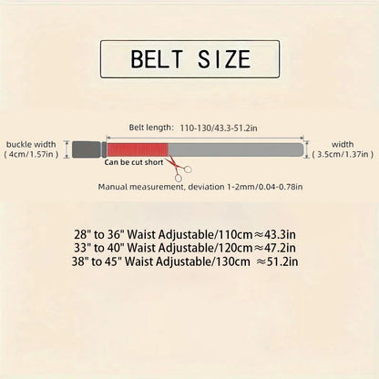 Mens Genuine Leather Ratchet Belt - Stylish Durable Cowhide Designer Belt - ZOOMNSTORE