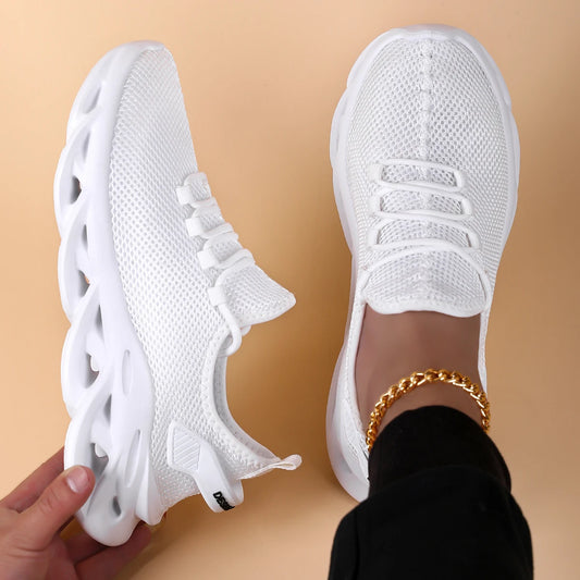 Mens Lightweight Black Running Sneakers - Breathable Casual Sport Shoes - ZOOMNSTORE