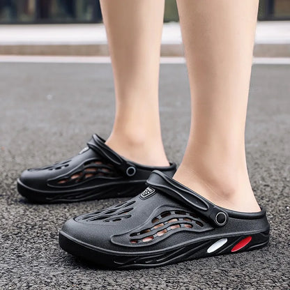 Mens Lightweight EVA Sandals - Casual Clogs for Beach and Outdoor Use Big Size 49 - ZOOMNSTORE