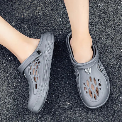 Mens Lightweight EVA Sandals - Casual Clogs for Beach and Outdoor Use Big Size 49 - ZOOMNSTORE