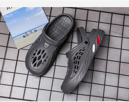 Mens Lightweight EVA Sandals - Casual Clogs for Beach and Outdoor Use Big Size 49 - ZOOMNSTORE