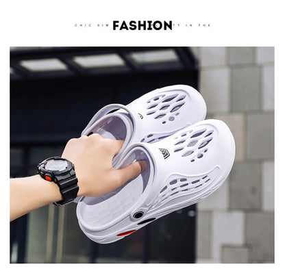Mens Lightweight EVA Sandals - Casual Clogs for Beach and Outdoor Use Big Size 49 - ZOOMNSTORE