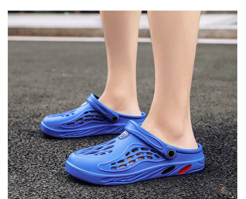 Mens Lightweight EVA Sandals - Casual Clogs for Beach and Outdoor Use Big Size 49 - ZOOMNSTORE