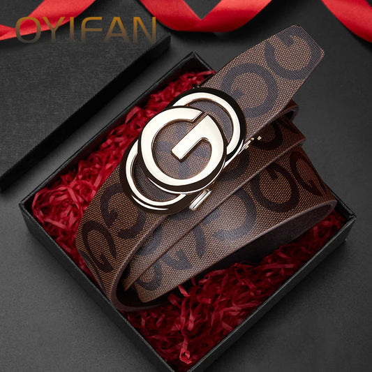 Mens Luxury Automatic Belt - Designer Business Casual Fashion - ZOOMNSTORE