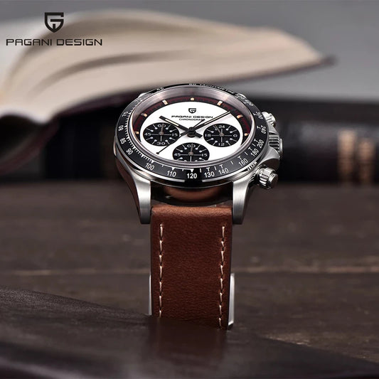 Mens Luxury Chronograph Watch - PAGANI DESIGN V2 40MM Sapphire Glass - ZOOMNSTORE
