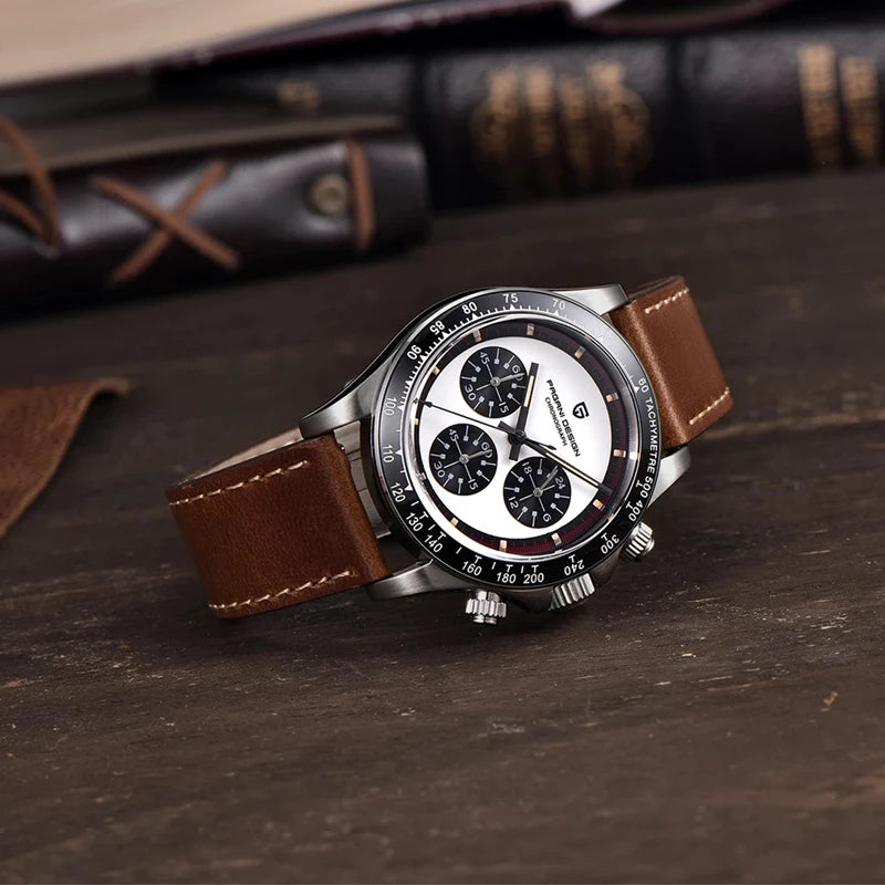 Mens Luxury Chronograph Watch - PAGANI DESIGN V2 40MM Sapphire Glass - ZOOMNSTORE