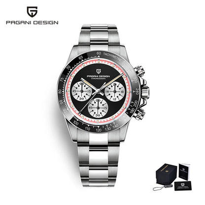 Mens Luxury Chronograph Watch - PAGANI DESIGN V2 40MM Sapphire Glass - ZOOMNSTORE