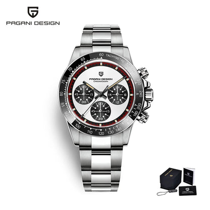 Mens Luxury Chronograph Watch - PAGANI DESIGN V2 40MM Sapphire Glass - ZOOMNSTORE