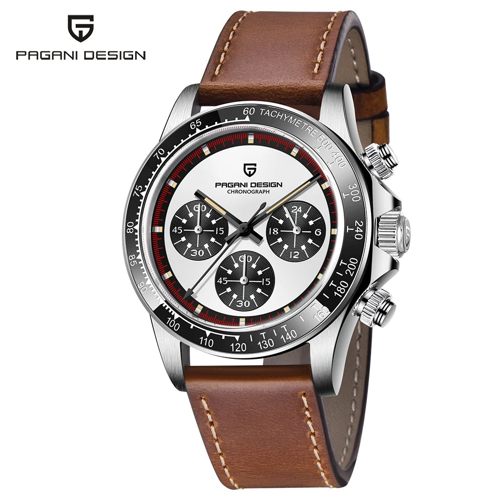 Mens Luxury Chronograph Watch - PAGANI DESIGN V2 40MM Sapphire Glass - ZOOMNSTORE