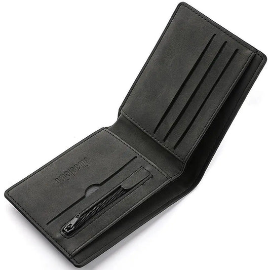 Mens Multi-Card Wallet - Fashionable PU Leather Coin Purse with Large Capacity - ZOOMNSTORE
