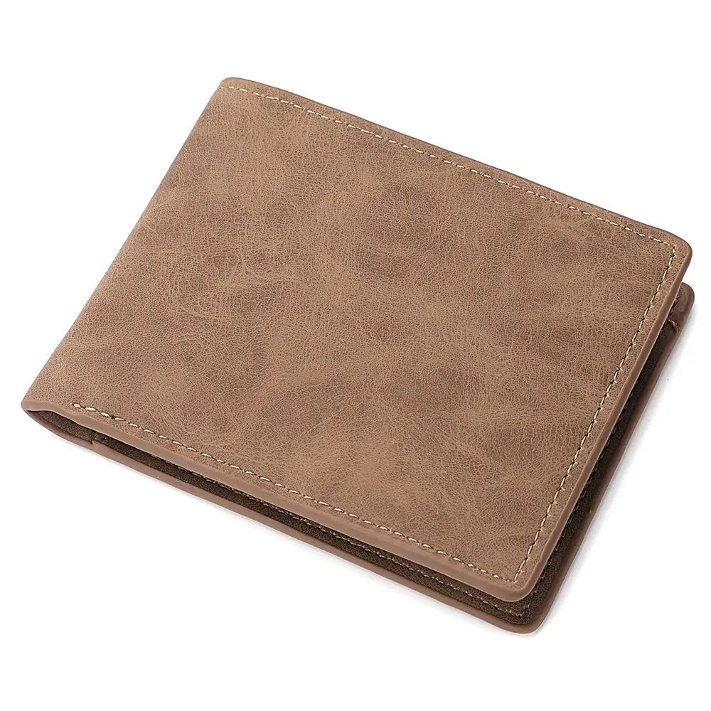 Mens Multi-Card Wallet - Fashionable PU Leather Coin Purse with Large Capacity - ZOOMNSTORE