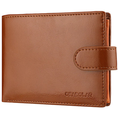 Mens Multi-Function Large Capacity Wallet - Zipper Coin  ID Holder - ZOOMNSTORE