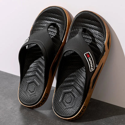 Mens Non-Slip Flip Flops - Summer Outdoor Beach Sandals - ZOOMNSTORE