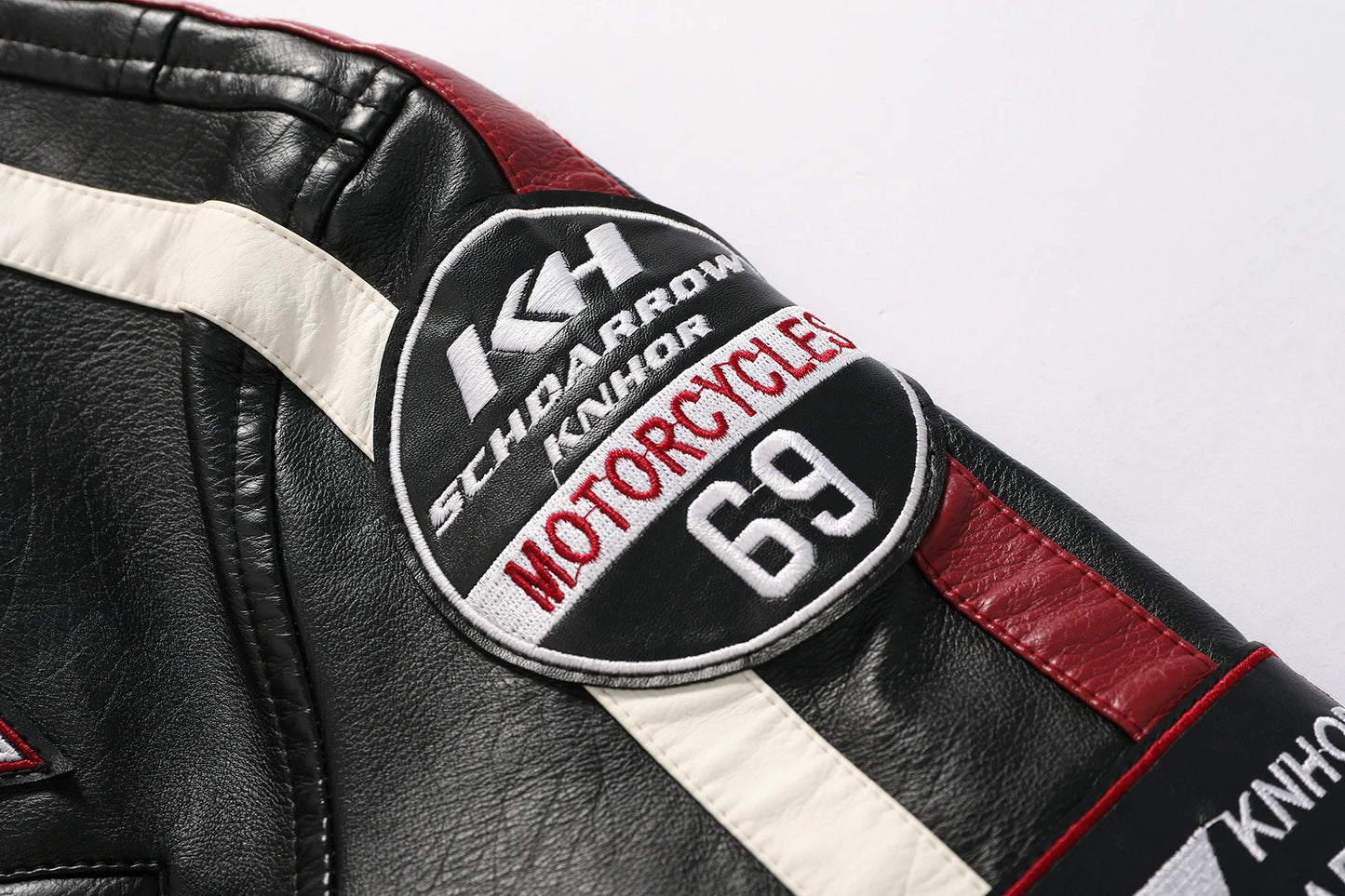 Mens PU Leather Motorcycle Racing Jacket - Stylish Biker Gear - ZOOMNSTORE