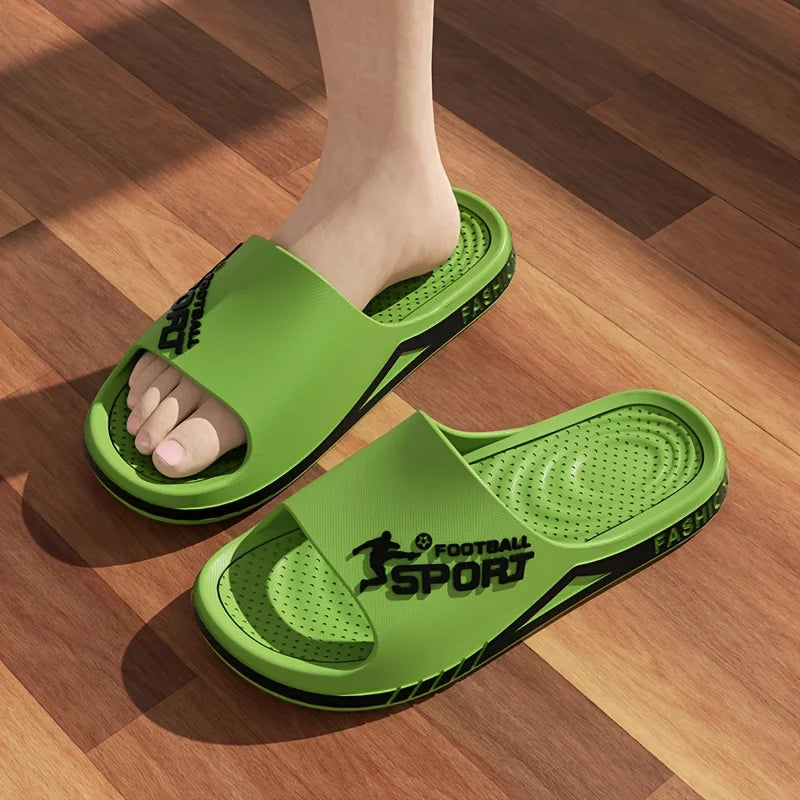 Mens PVC Summer Slippers - Soft Anti-Slip Outdoor Sandals - ZOOMNSTORE