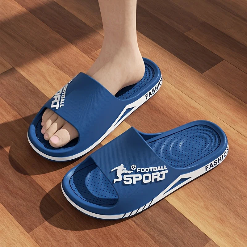 Mens PVC Summer Slippers - Soft Anti-Slip Outdoor Sandals - ZOOMNSTORE