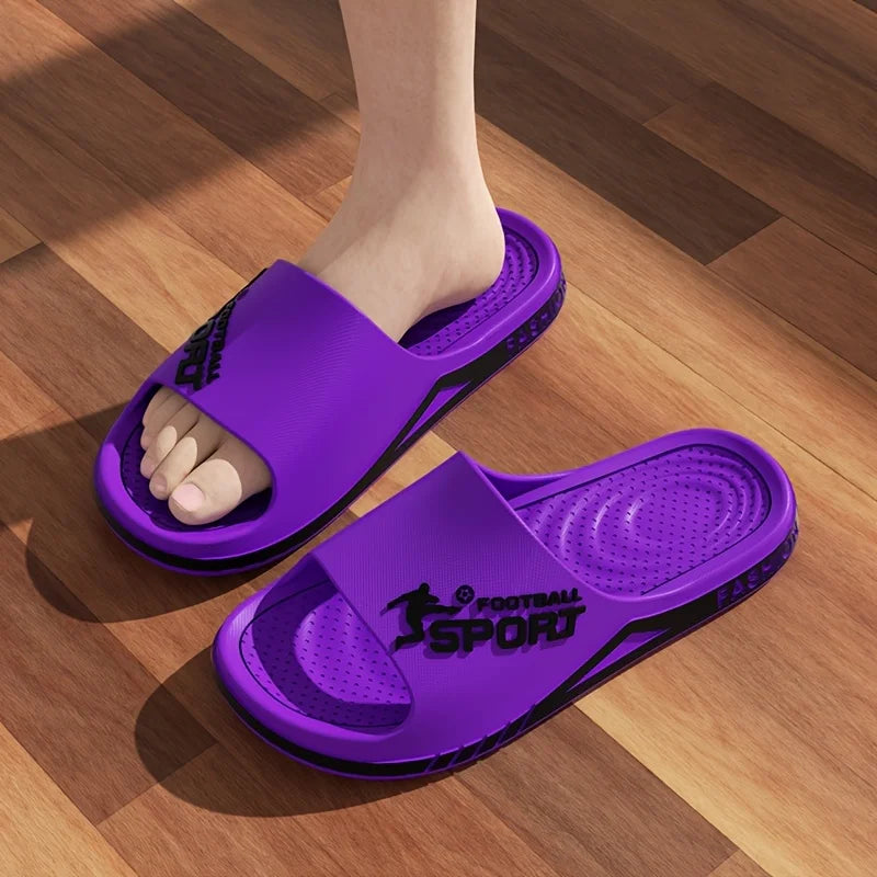 Mens PVC Summer Slippers - Soft Anti-Slip Outdoor Sandals - ZOOMNSTORE