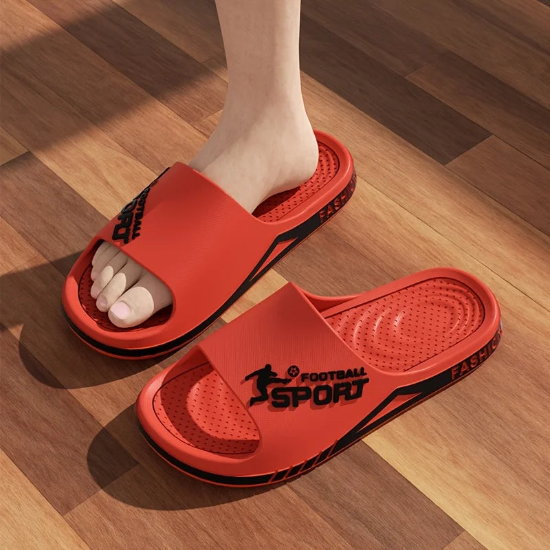 Mens PVC Summer Slippers - Soft Anti-Slip Outdoor Sandals - ZOOMNSTORE