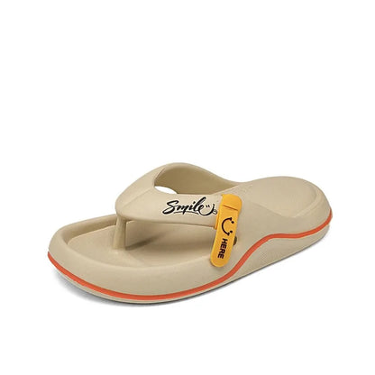 Mens Platform Flip Flops - Soft Sole EVA Outdoor Casual Slides - ZOOMNSTORE