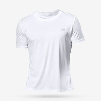 Mens Quick Dry Gym T-Shirt - Oversized Running  Bodybuilding Fitness Top - ZOOMNSTORE