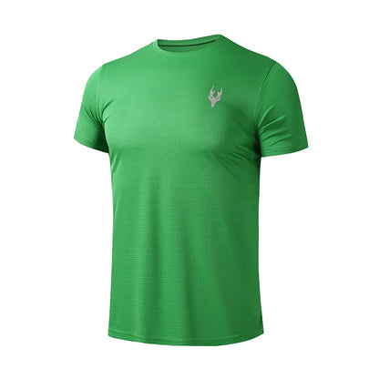 Mens Quick-Dry Running T-Shirt - Summer Fitness Gym Top - ZOOMNSTORE