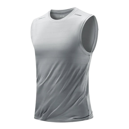 Mens Quick-Dry Running Vest - Breathable Sleeveless Gym Tank Top - ZOOMNSTORE
