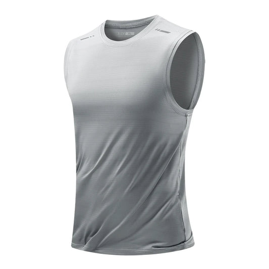 Mens Quick-Dry Running Vest - Breathable Sleeveless Gym Tank Top - ZOOMNSTORE