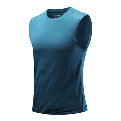 Mens Quick-Dry Running Vest - Breathable Sleeveless Gym Tank Top - ZOOMNSTORE