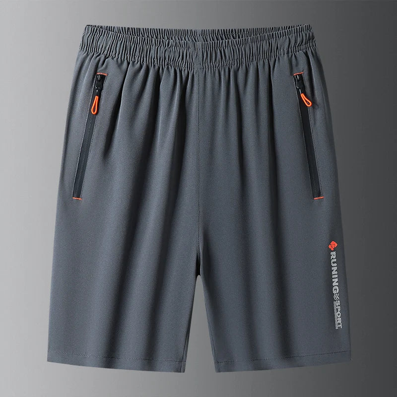 Mens Quick-Dry Sports Shorts - Breathable Loose Mid-Length Running  Hiking Pants - ZOOMNSTORE