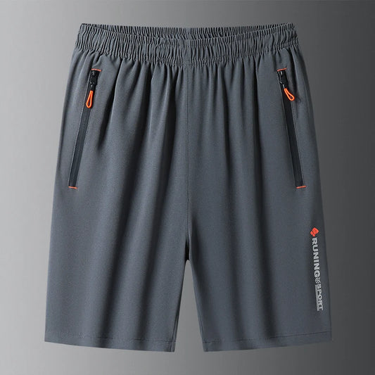 Mens Quick-Dry Sports Shorts - Breathable Loose Mid-Length Running  Hiking Pants - ZOOMNSTORE