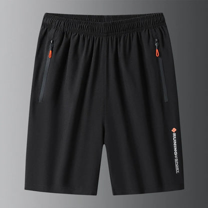 Mens Quick-Dry Sports Shorts - Breathable Loose Mid-Length Running  Hiking Pants - ZOOMNSTORE
