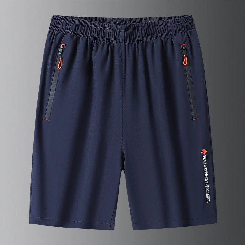 Mens Quick-Dry Sports Shorts - Breathable Loose Mid-Length Running  Hiking Pants - ZOOMNSTORE