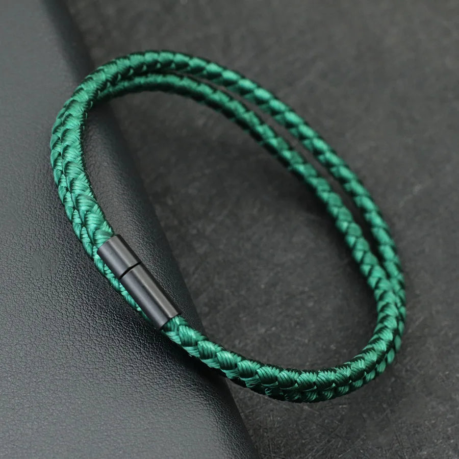 Minimalist Mens Survival Bracelet - Handmade Nautical Bangle - ZOOMNSTORE