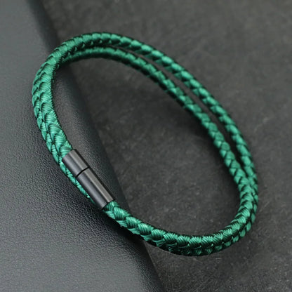 Minimalist Mens Survival Bracelet - Handmade Nautical Bangle - ZOOMNSTORE