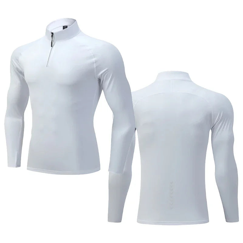 Mens Running Shirt - Quick Dry Sports Top for Gym and Workout - ZOOMNSTORE