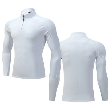 Mens Running Shirt - Quick Dry Sports Top for Gym and Workout - ZOOMNSTORE