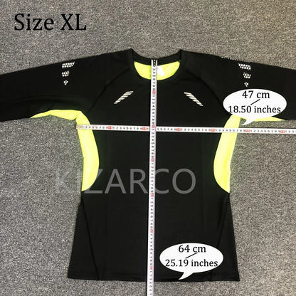 Mens Running Sportswear - Compression Tracksuit & Dry Fit Leggings Fitness Jogging Set - ZOOMNSTORE