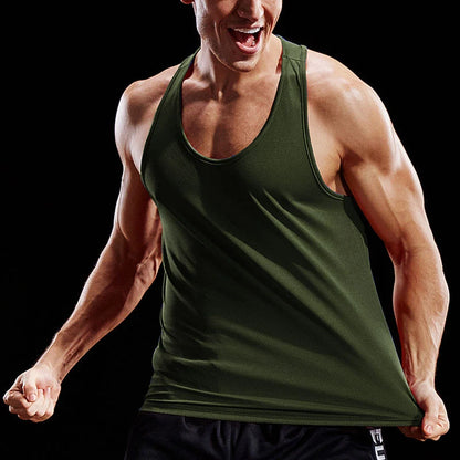 Mens Running Vest - Sleeveless Gym Tank Top for Fitness and Training - ZOOMNSTORE