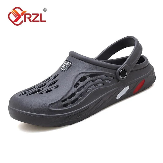 Mens Slip-On Beach Sandals - Soft Non-Slip Casual Slippers - ZOOMNSTORE