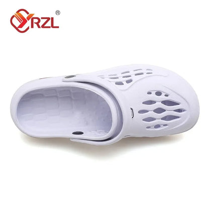 Mens Slip-On Beach Sandals - Soft Non-Slip Casual Slippers - ZOOMNSTORE