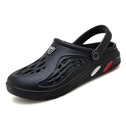 Mens Slip-On Beach Sandals - Soft Non-Slip Casual Slippers - ZOOMNSTORE