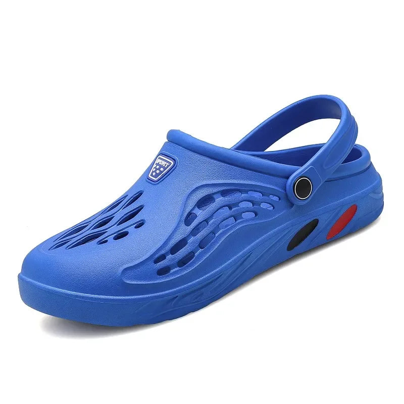 Mens Slip-On Beach Sandals - Soft Non-Slip Casual Slippers - ZOOMNSTORE