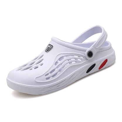 Mens Slip-On Beach Sandals - Soft Non-Slip Casual Slippers - ZOOMNSTORE