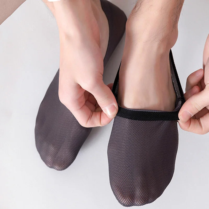 Mens Summer Boat Socks - Thin Invisible Breathable Casual Socks - ZOOMNSTORE