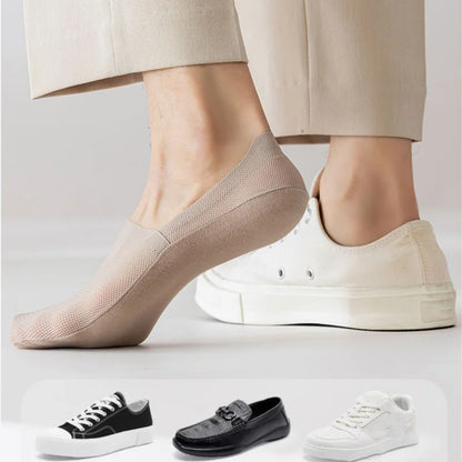Mens Summer Boat Socks - Thin Invisible Breathable Casual Socks - ZOOMNSTORE